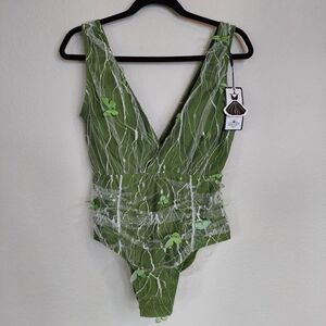 Retro-Stage Fairy Whymsical‎ Swimsuit Size XL NWT